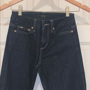 Dark Bell bottom blue jeans